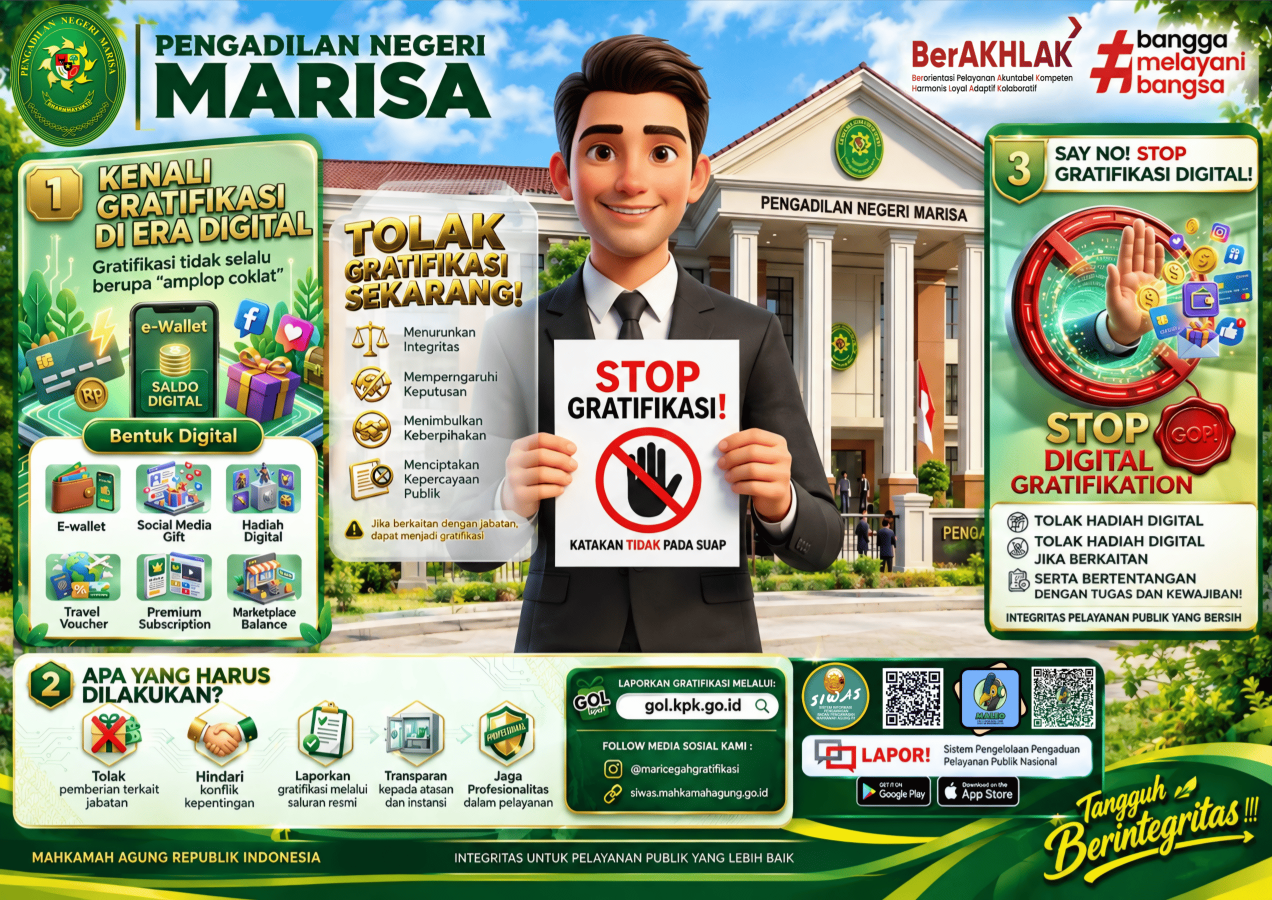 Poster No Gratifikasi A3